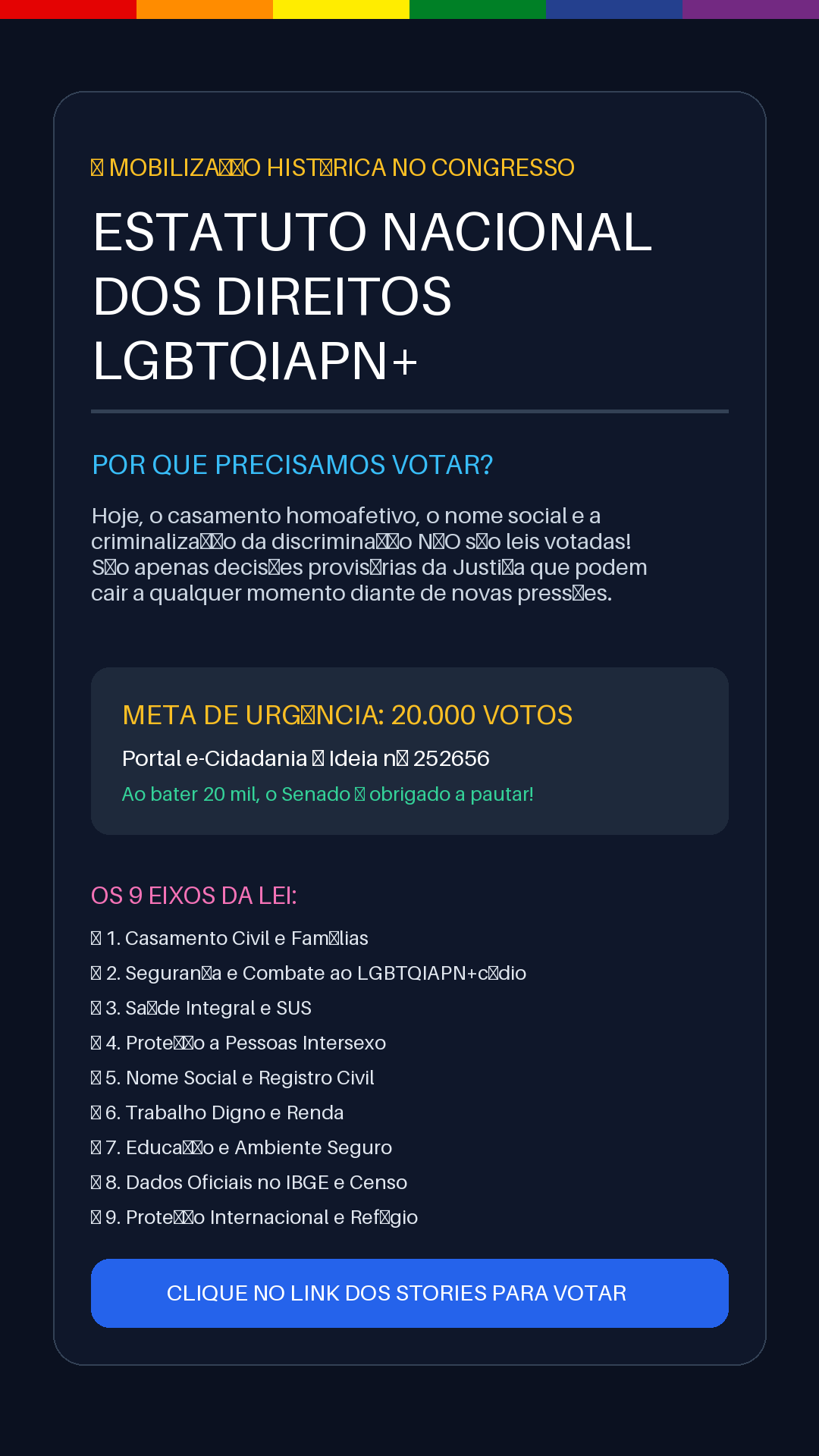 Card para Stories